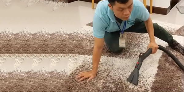 Những vết bẩn cứng đầu cần tới dung dịch giặt thảm chuyên dụng để làm sạch