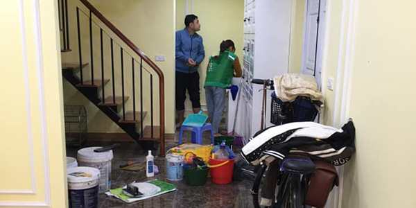 Quy trình vệ sinh sau xây dựng khoa học
